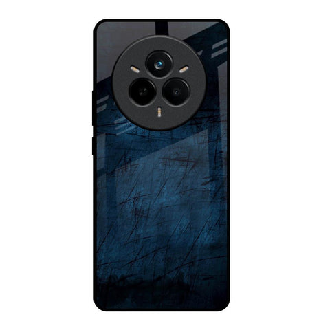 Dark Blue Grunge Glossy Case for Realme 14 Pro Plus 5G