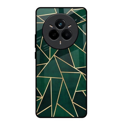 Abstract Green Glossy Case For Realme 14 Pro Plus 5G