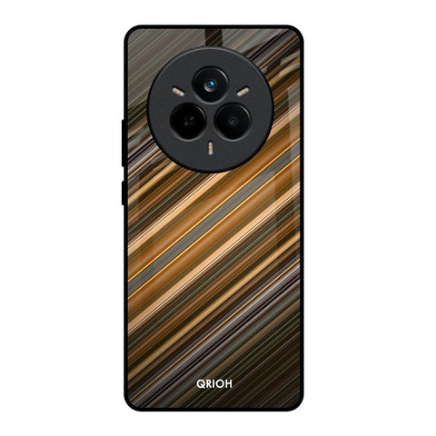 Diagonal Slash Pattern Glossy Case for Realme 14 Pro Plus 5G