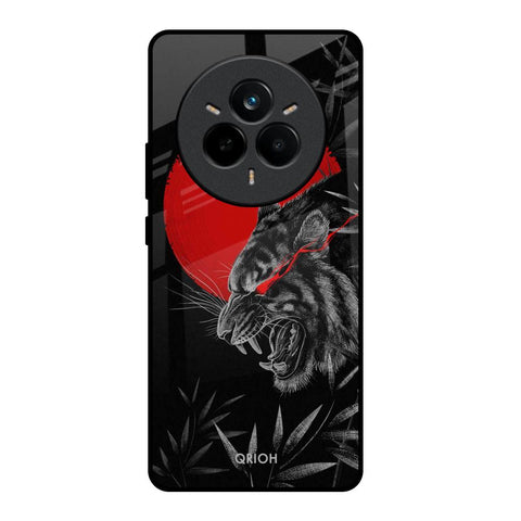 Red Moon Tiger Glossy Case for Realme 14 Pro Plus 5G