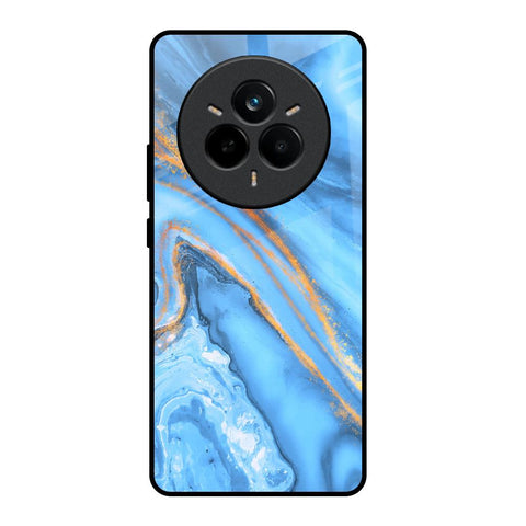 Vibrant Blue Marble Glossy Case for Realme 14 Pro Plus 5G