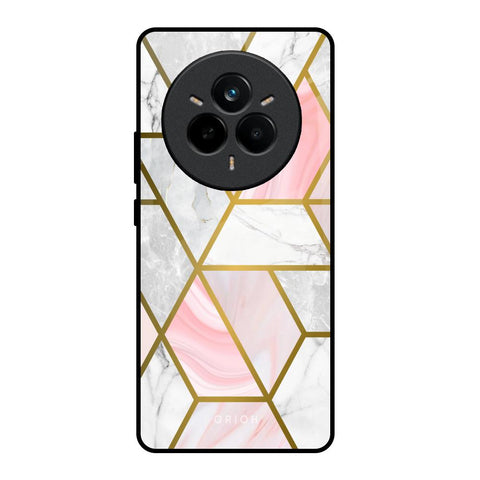 Geometrical Marble Glossy Case for Realme 14 Pro Plus 5G