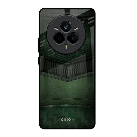 Green Leather Glossy Case for Realme 14 Pro Plus 5G