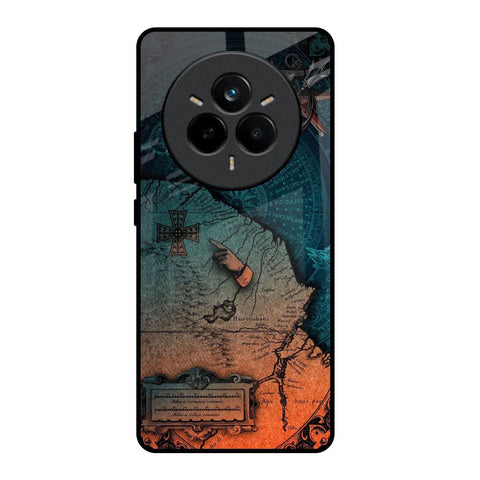 Geographical Map Glossy Case for Realme 14 Pro Plus 5G
