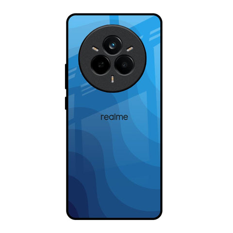 Blue Wave Abstract Glossy Case for Realme 14 Pro Plus 5G