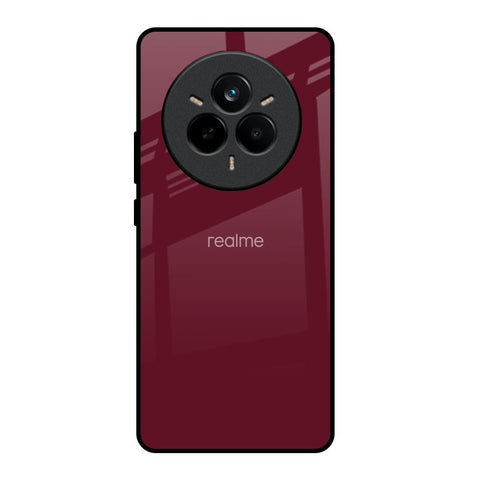 Classic Burgundy Glossy Case for Realme 14 Pro Plus 5G