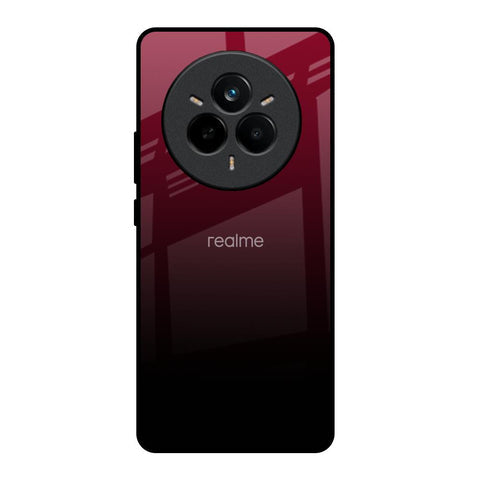 Wine Red Glossy Case For Realme 14 Pro Plus 5G