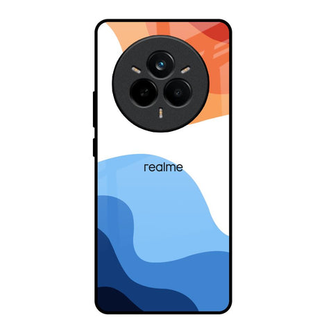 Wavy Color Pattern Glossy Case for Realme 14 Pro Plus 5G
