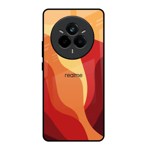 Magma Color Pattern Glossy Case for Realme 14 Pro Plus 5G