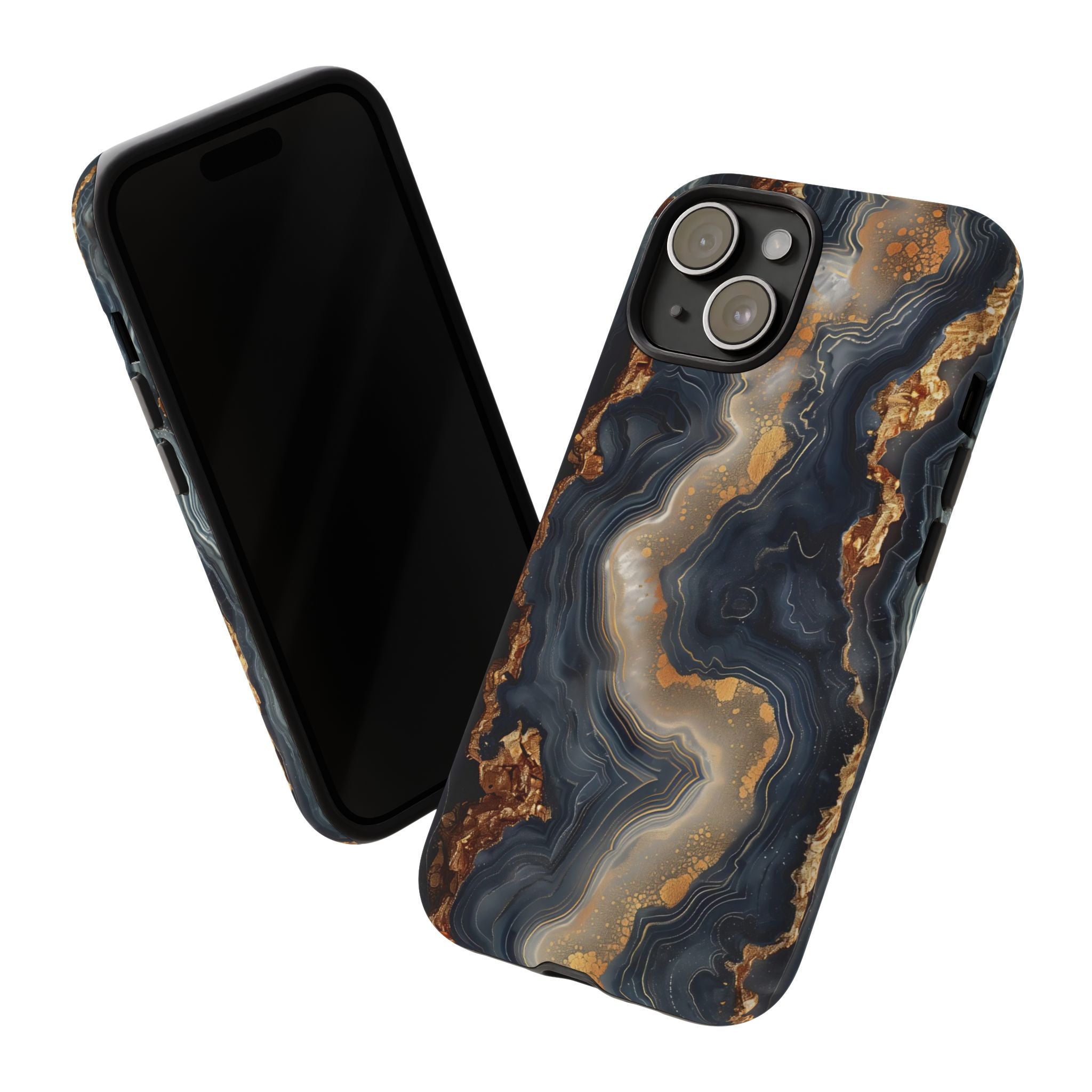 Midnight Agate Premium Tough Shining Phone Case (Double Layer) Available For All iPhone Models