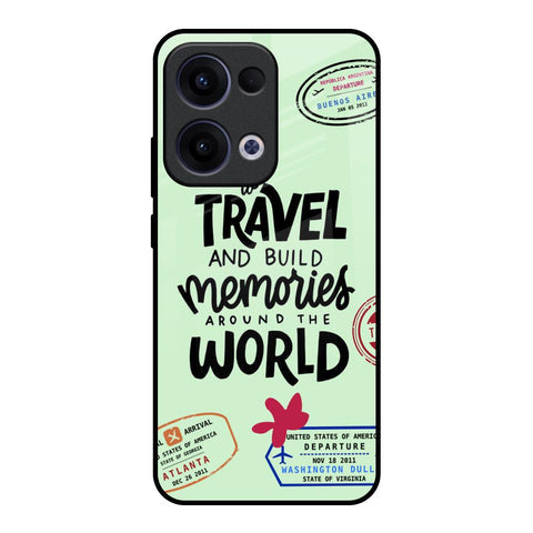Travel Stamps Glossy Case for Oppo Reno13 5G