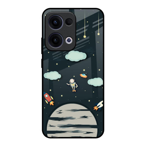 Astronaut Dream Glossy Case For Oppo Reno13 5G