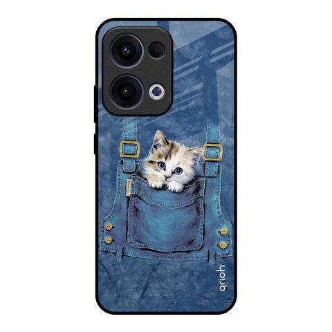 Kitty In Pocket Glossy Case For Oppo Reno13 5G
