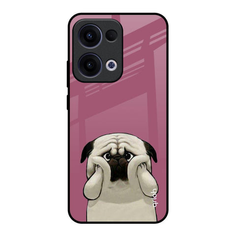 Funny Pug Face Glossy Case For Oppo Reno13 5G