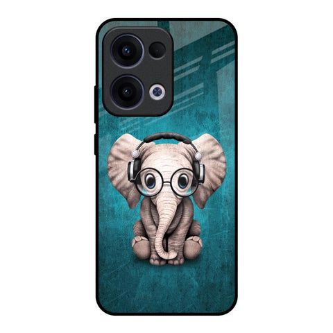 Adorable Baby Elephant Glossy Case For Oppo Reno13 5G