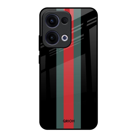Vertical Stripes Glossy Case for Oppo Reno13 5G