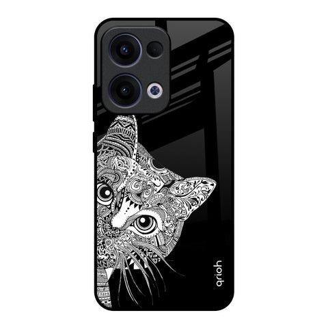 Kitten Mandala Glossy Case for Oppo Reno13 5G