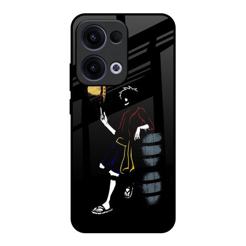 Luffy Line Art Glossy Case for Oppo Reno13 5G