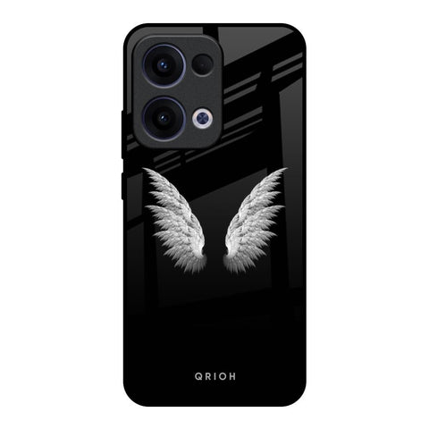 White Angel Wings Glossy Case for Oppo Reno13 5G