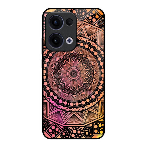 Floral Mandala Glossy Case for Oppo Reno13 5G