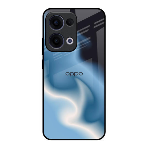 Blue Waves Glossy Case for Oppo Reno13 5G