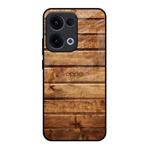 Wooden Planks Glossy Case for Oppo Reno13 5G