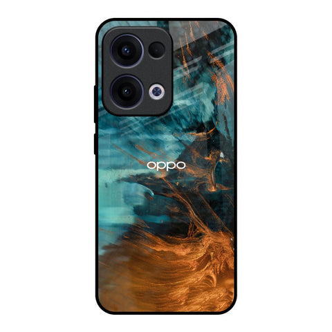 Golden Splash Glossy Case for Oppo Reno13 5G