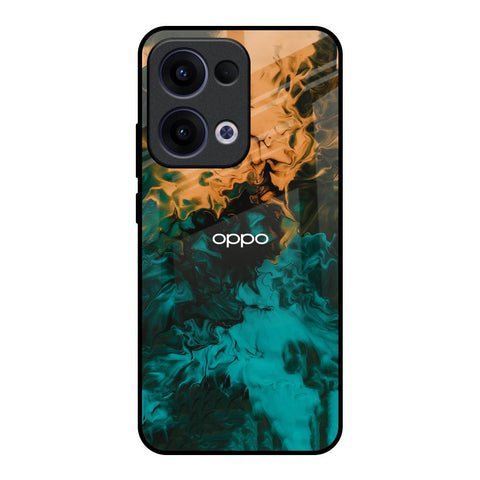 Watercolor Wave Glossy Case for Oppo Reno13 5G