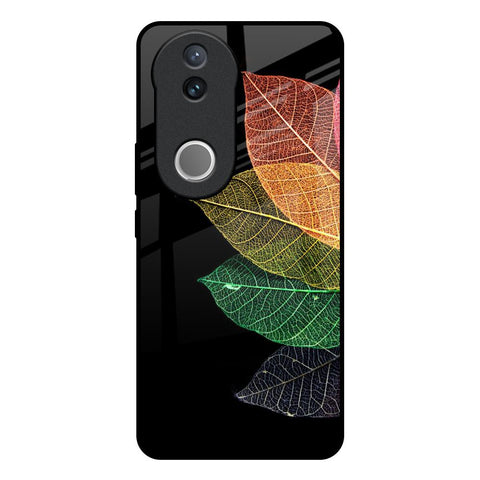 Colorful Leaves Glossy Case for Vivo V50 5G