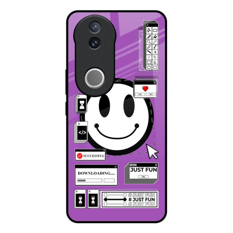 Code with Smile Glossy Case for Vivo V50 5G