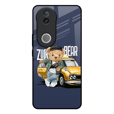 Adventurous Bear Glossy Case for Vivo V50 5G
