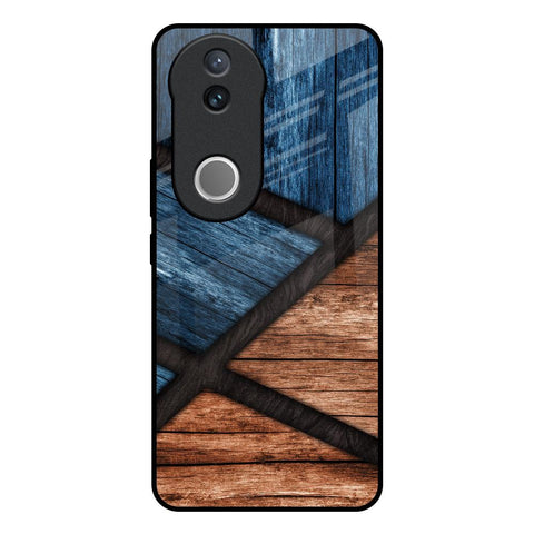 Wooden Tiles Glossy Case for Vivo V50 5G