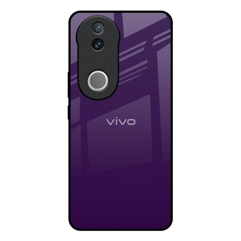 Dark Purple Glossy Case for Vivo V50 5G