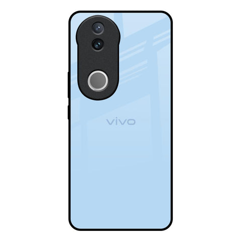 Pastel Sky Blue Glossy Case for Vivo V50 5G