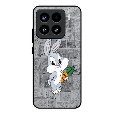 Cute Baby Bunny Glossy Case for Mi 15 5G