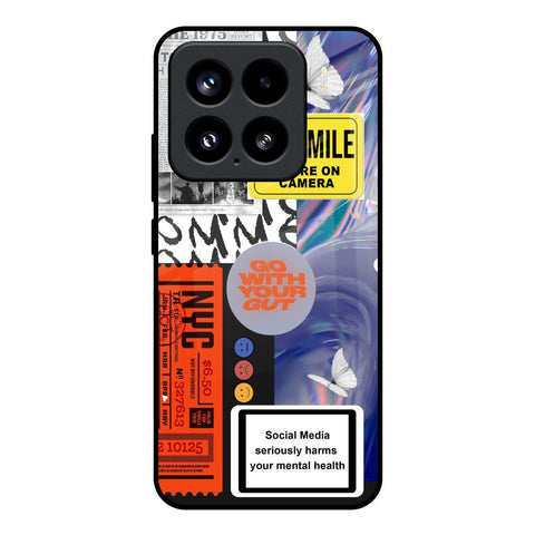 Smile for Camera Glossy Case for Mi 15 5G