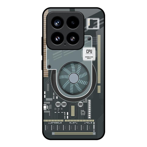 Motherboard Circuit Glossy Case for Mi 15 5G