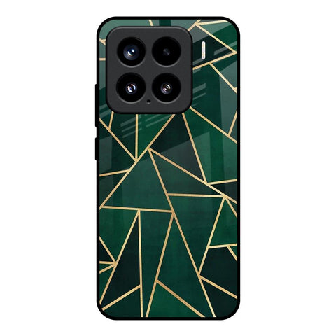 Abstract Green Glossy Case For Mi 15 5G