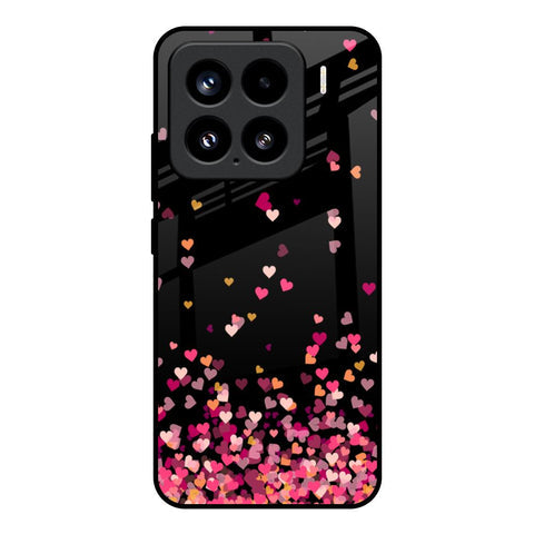 Heart Rain Fall Glossy Case For Mi 15 5G
