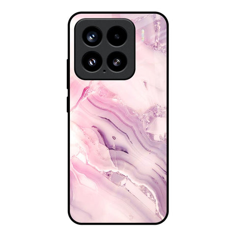 Diamond Pink Gradient Glossy Case For Mi 15 5G