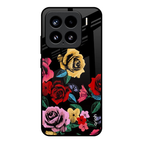Floral Decorative Glossy Case For Mi 15 5G