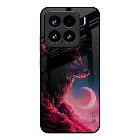 Moon Wolf Glossy Case for Mi 15 5G