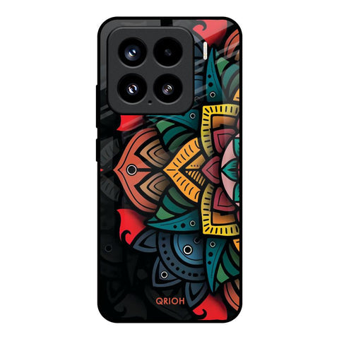 Retro Gorgeous Flower Glossy Case for Mi 15 5G