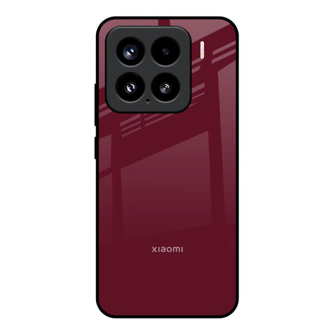 Classic Burgundy Glossy Case for Mi 15 5G