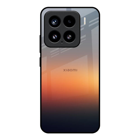 Aesthetic Orange Glossy Case for Mi 15 5G