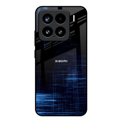 Blue Scratch Glossy Case for Mi 15 5G