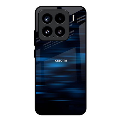Blue Rough Abstract Glossy Case for Mi 15 5G