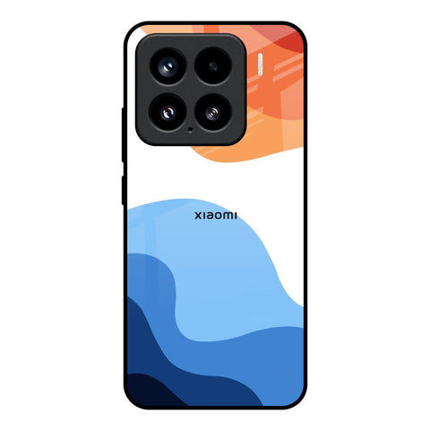 Wavy Color Pattern Glossy Case for Mi 15 5G