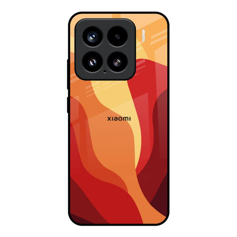 Magma Color Pattern Glossy Case for Mi 15 5G
