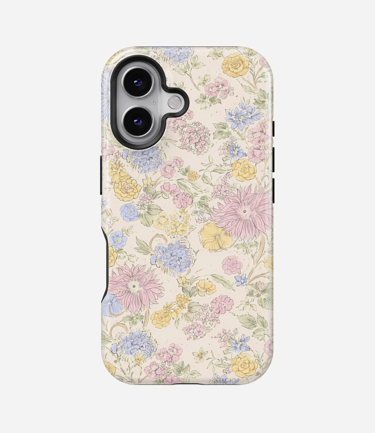 Pastel Wildflower Premium Tough Shining Phone Case (Double Layer) Available For All iPhone Models